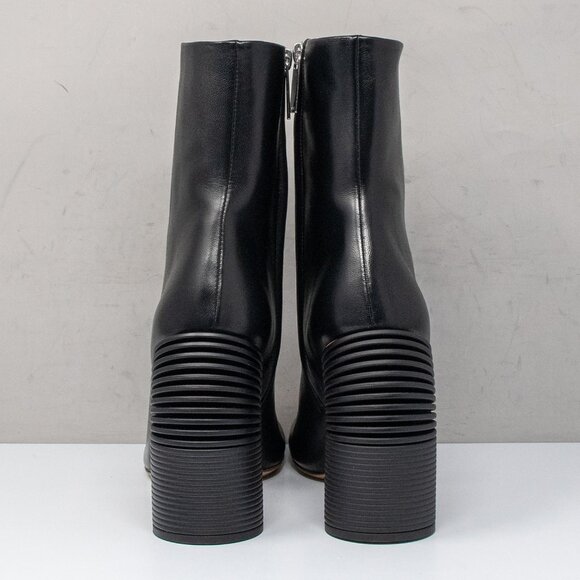 Off-White Tonal Spring 110mm Black Leather Boots, Size 38 EU (8 US) - Picture 5 of 7